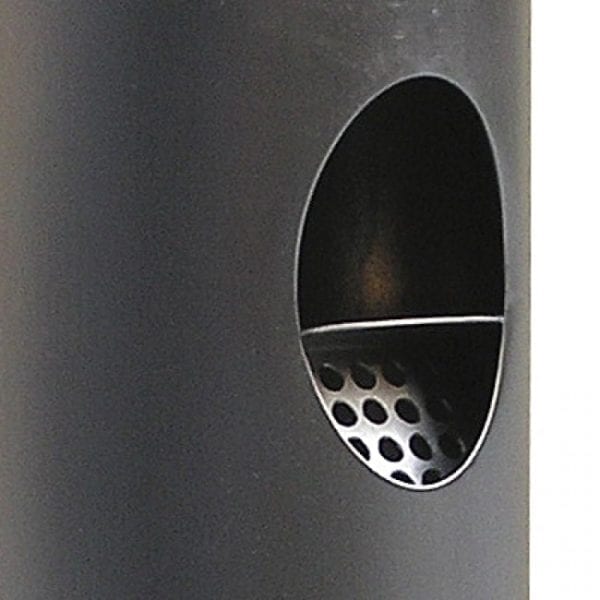 Tube - udendørs rørformet askebæger -børstet stål  