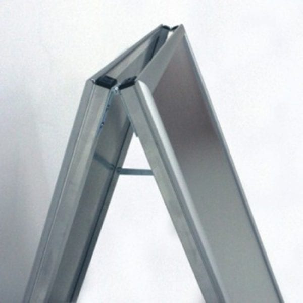 A-skilt Alu Line Budget 50x70cm-sølv  