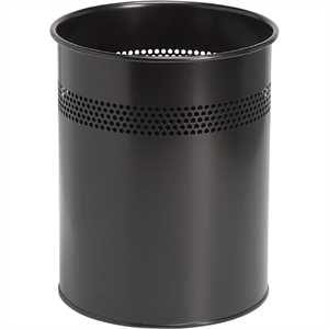 Penneholder med deko - sort  