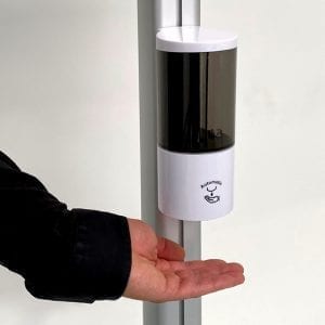 Dispenser med sensor for håndsprit  