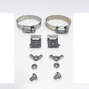 Tube - rørformet udendørs askebæger -børstet stål  