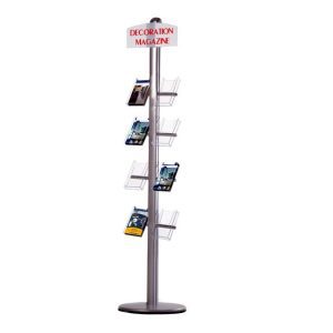 Multistand 8 stk A5 Hylder + logoplade  