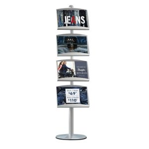 Multistander stål enkeltsidet - 4xA3  