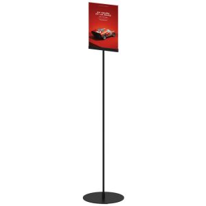 Design Stand, gulv med akrylholder vertikal A4  