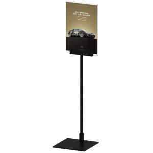 Design Stand, bord skilt med akrylholder vertikal A5  