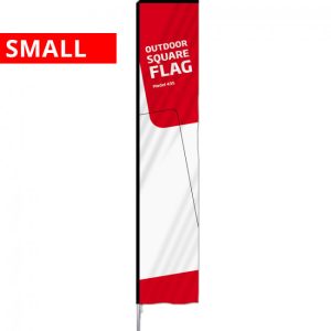 Beachflag Square small incl. print  