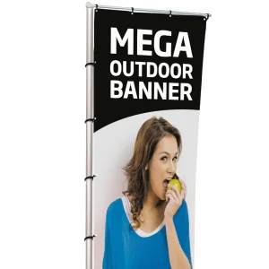 Flagstang Mega incl. fod og print  