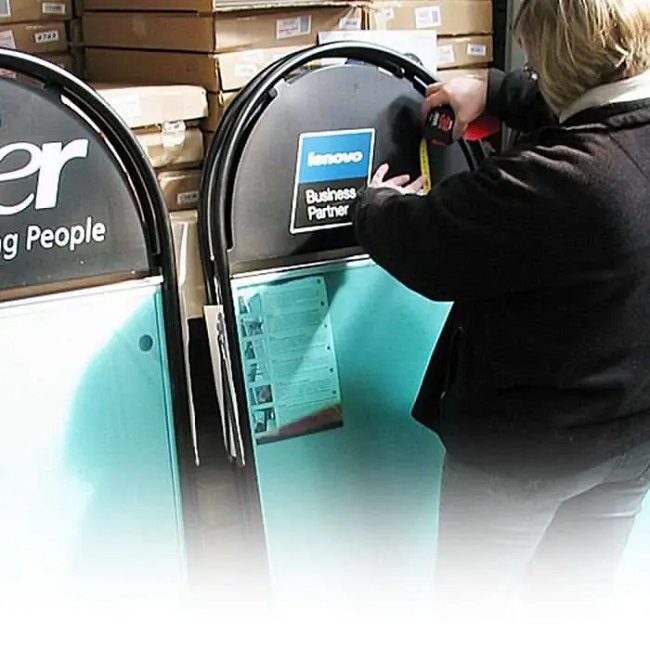 Logoprint folie incl. montering 2 stk.  