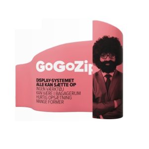 Zipper Wall GoGoZip 14 stand dobbeltsidet print  