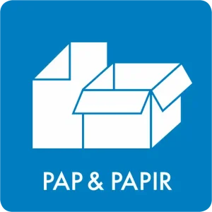 Piktogram Metal 12x12cm Selvklæbende Grå  