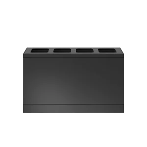 Affaldssystem 4×10L med sortering i stål BICA 831 Erhverv  