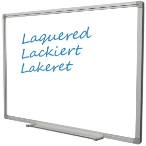 Whiteboard Basic magnetisk i lakeret stål  